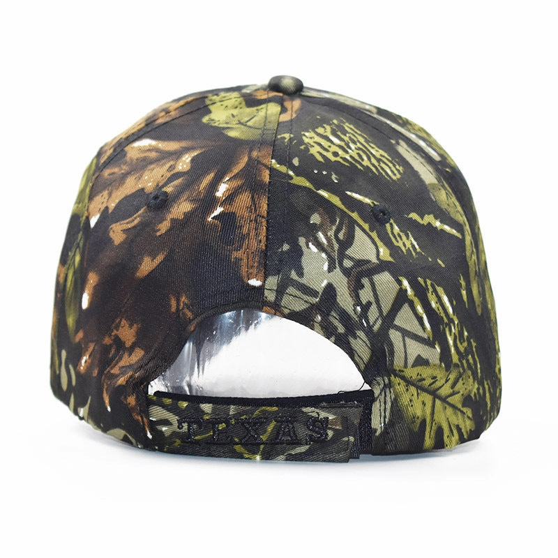 Wholesale Cotton Camouflage Bull Head Embroidery Baseball Cap