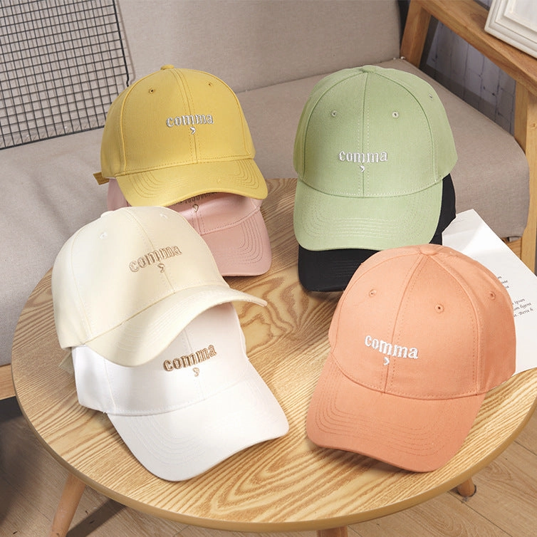 Wholesale Cotton Candy Color Letter Embroidery Baseball Cap