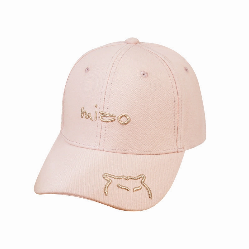 Wholesale Cotton Candy Color Letter Embroidery Baseball Cap