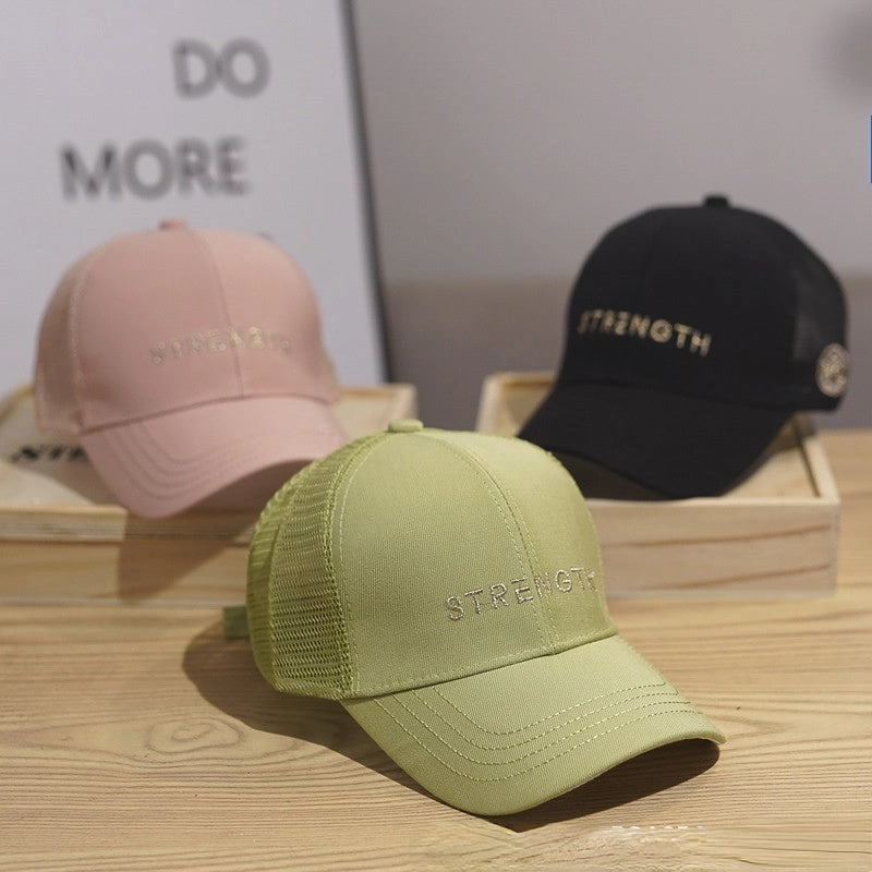 Wholesale Cotton Candy Color Sunscreen Mesh Baseball Cap