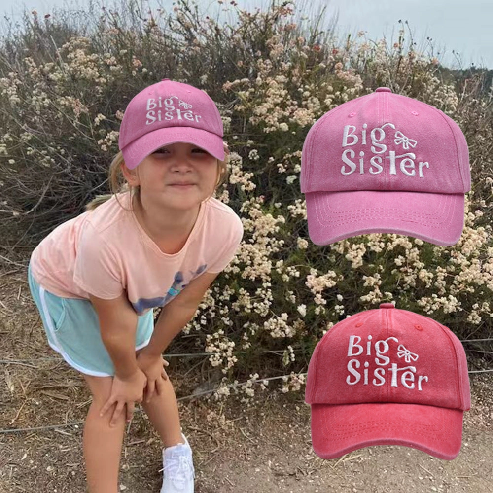 Wholesale Cotton Children's Cartoon Letter Bow Baseball Hat