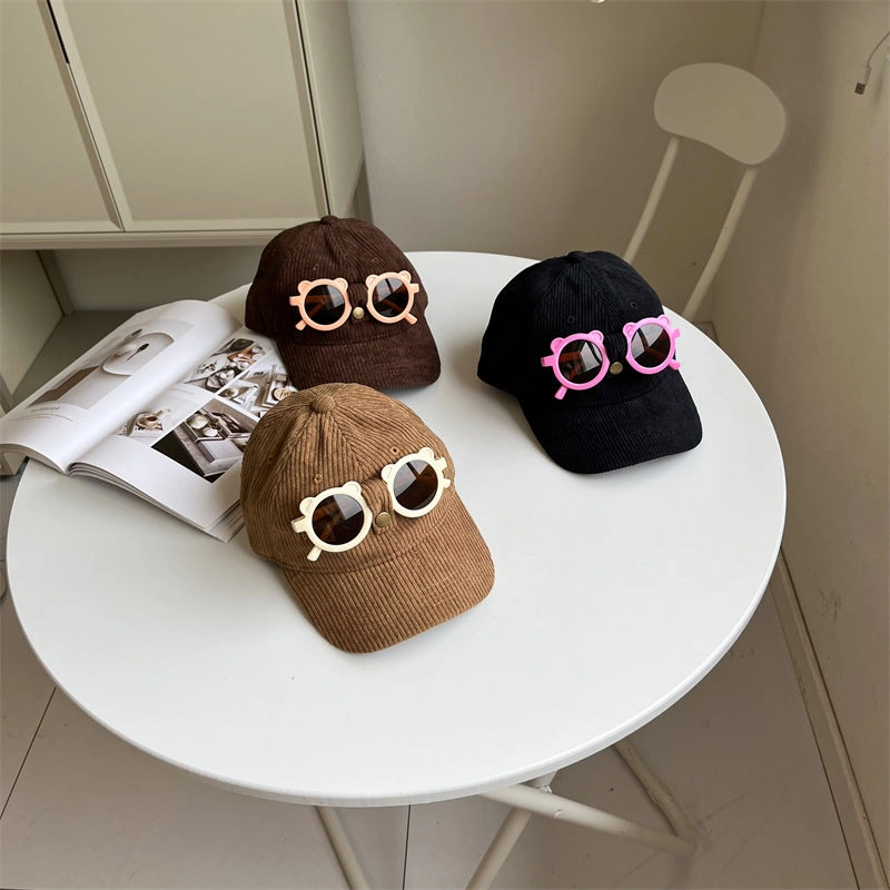 Wholesale Cotton Children's Cartoon Sunglasses Hat