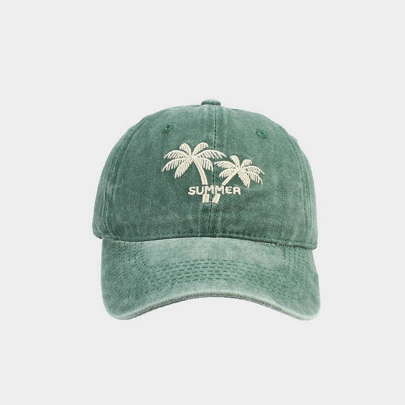 Wholesale Cotton Coconut Tree Baseball Cap