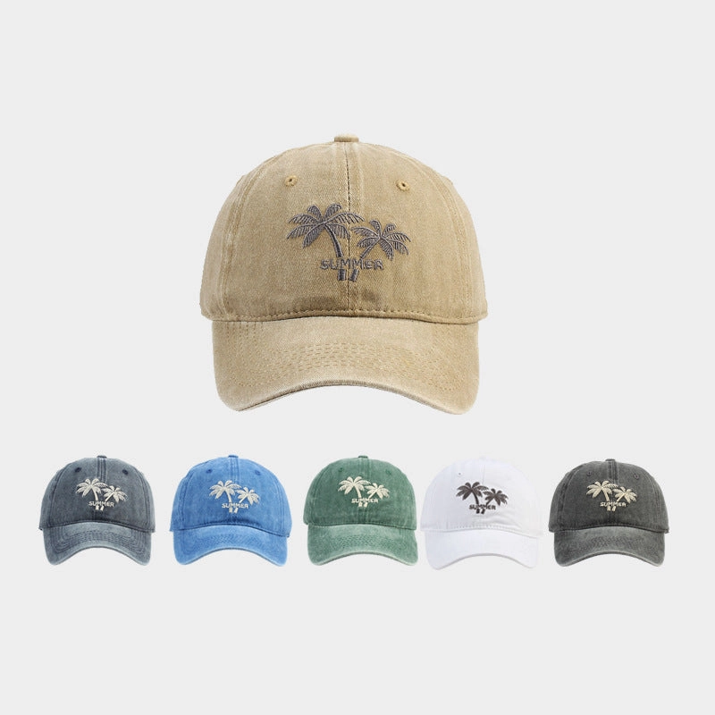 Wholesale Cotton Coconut Tree Baseball Cap