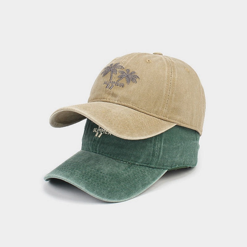 Wholesale Cotton Coconut Tree Baseball Cap