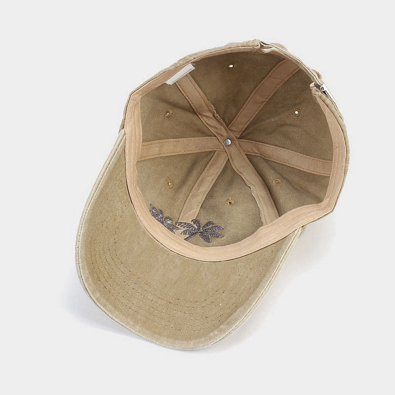 Wholesale Cotton Coconut Tree Baseball Cap