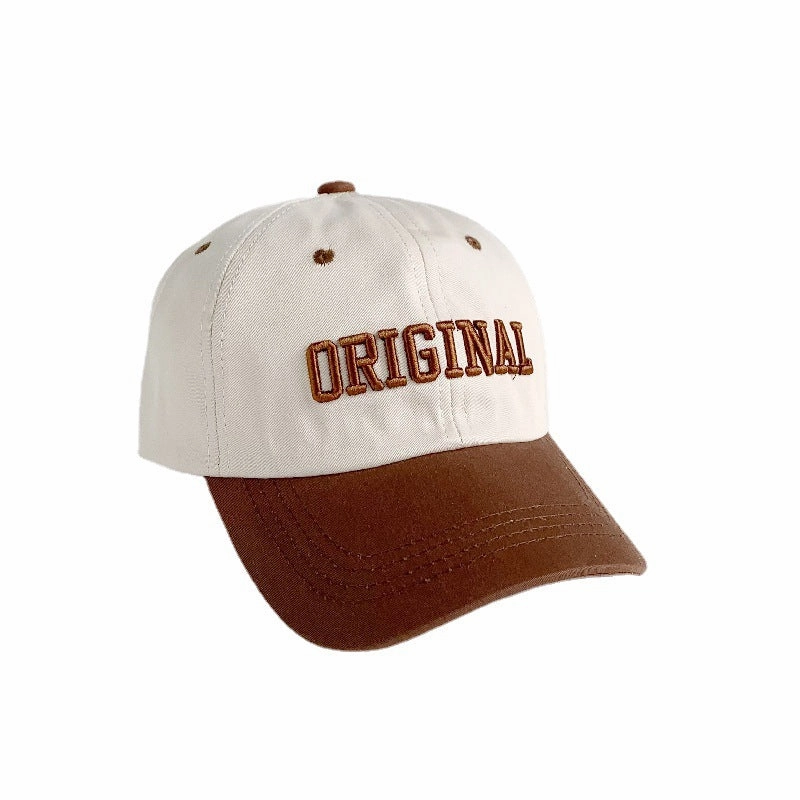 Wholesale Cotton Color Matching Alphabet Embroidery Children's Baseball Hat