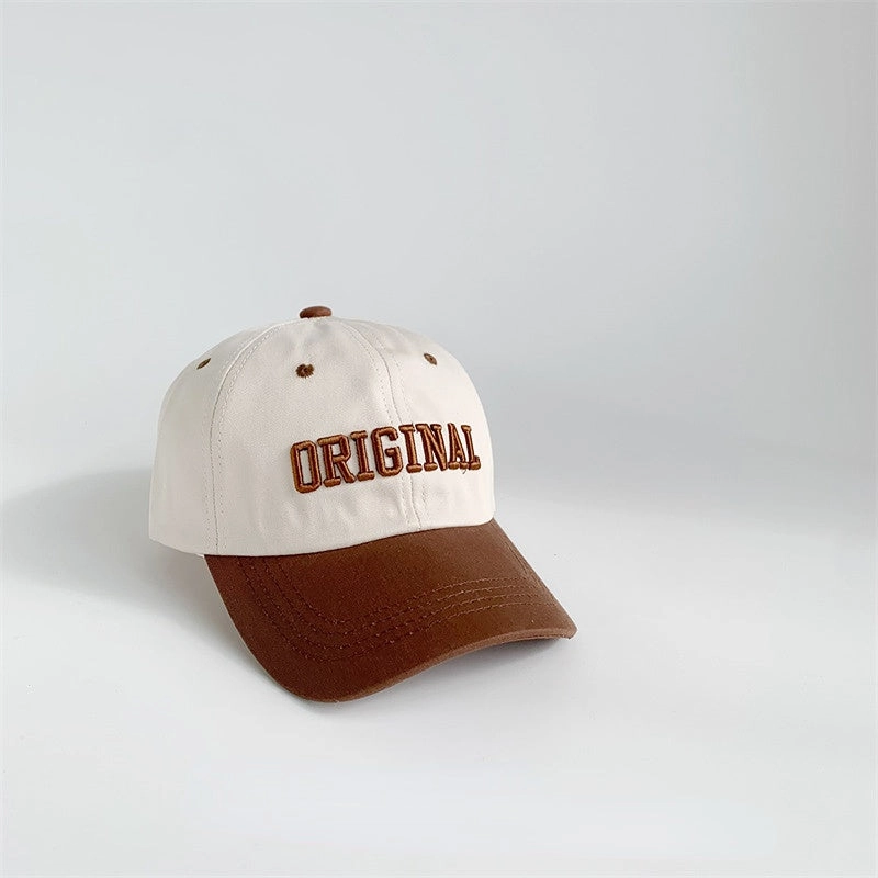 Wholesale Cotton Color Matching Alphabet Embroidery Children's Baseball Hat