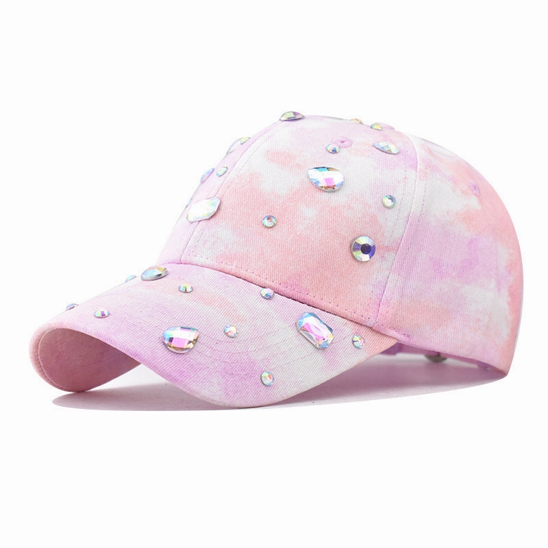 Wholesale Cotton Colorful Printed Diamond Duckbill Caps