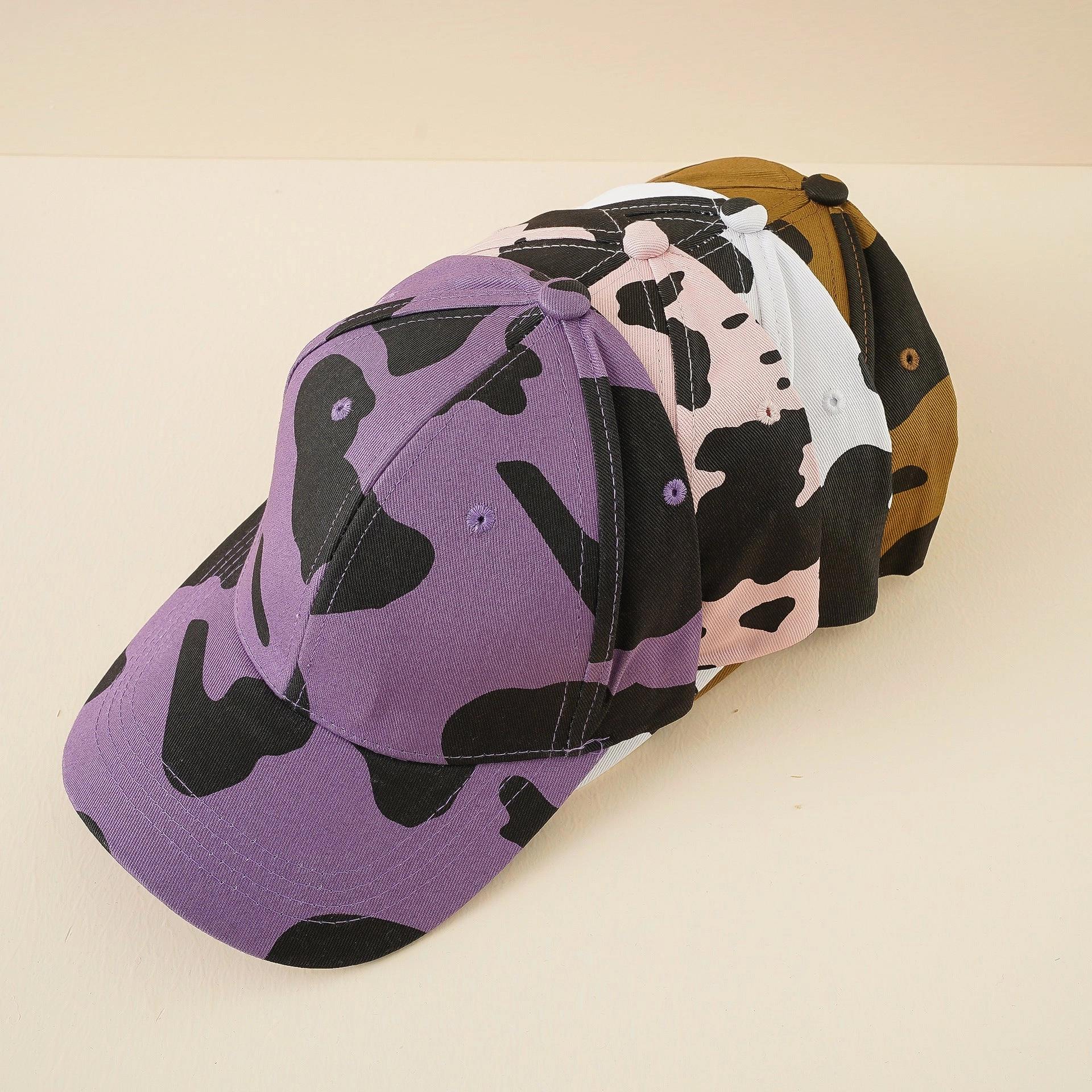 Wholesale Cotton Cow Pattern Baseball Cap