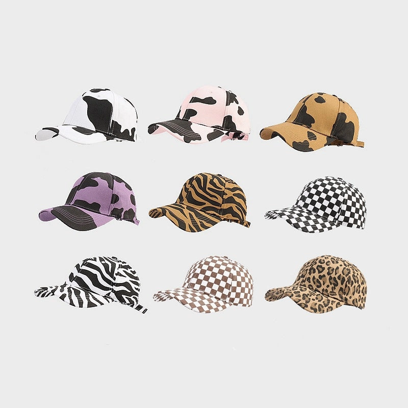 Wholesale Cotton Cow Pattern Baseball Hat