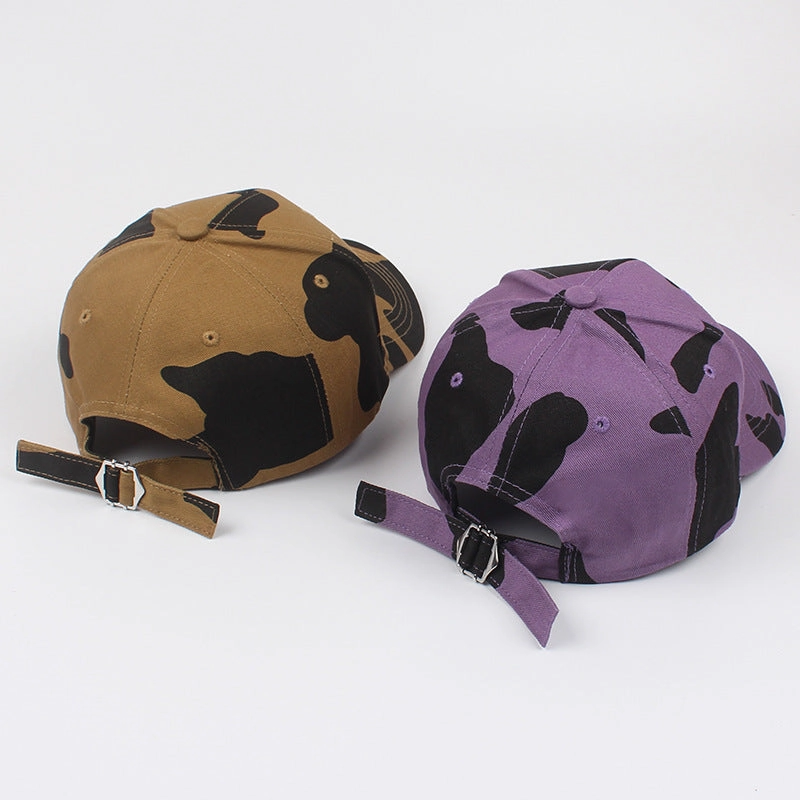 Wholesale Cotton Cow Print Baseball Cap