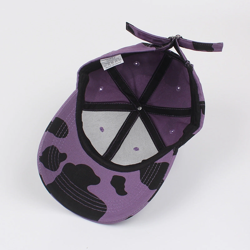 Wholesale Cotton Cow Print Baseball Cap