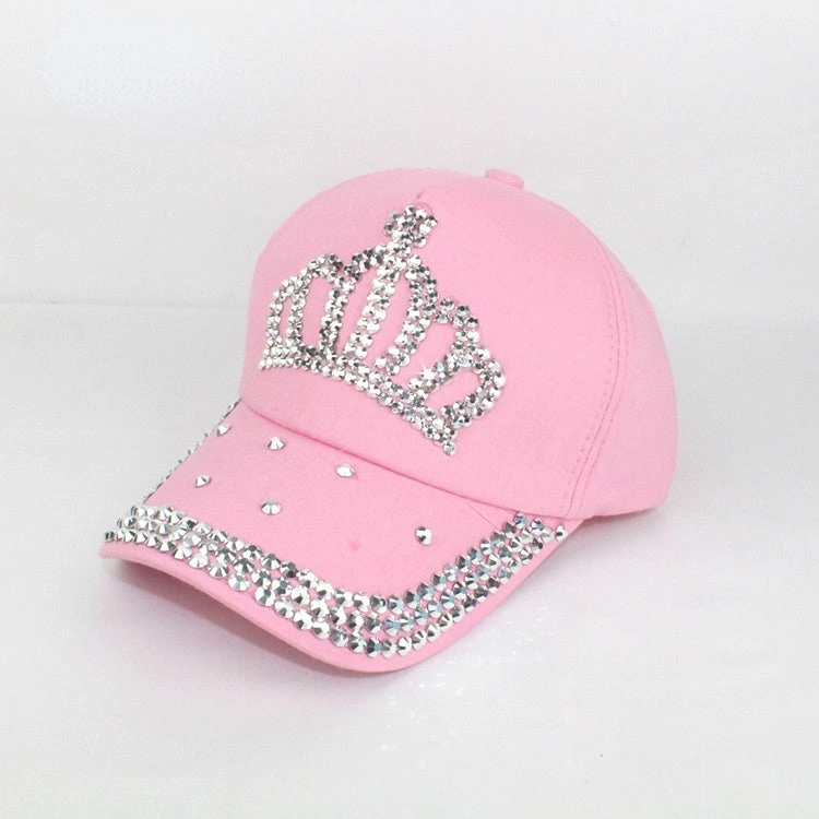 Wholesale Cotton Crown Hot Diamond Baseball Cap