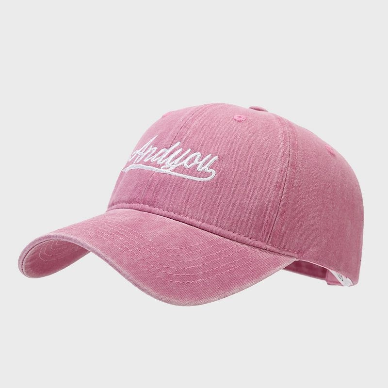 Wholesale Cotton Curved Brim Letter Baseball Cap