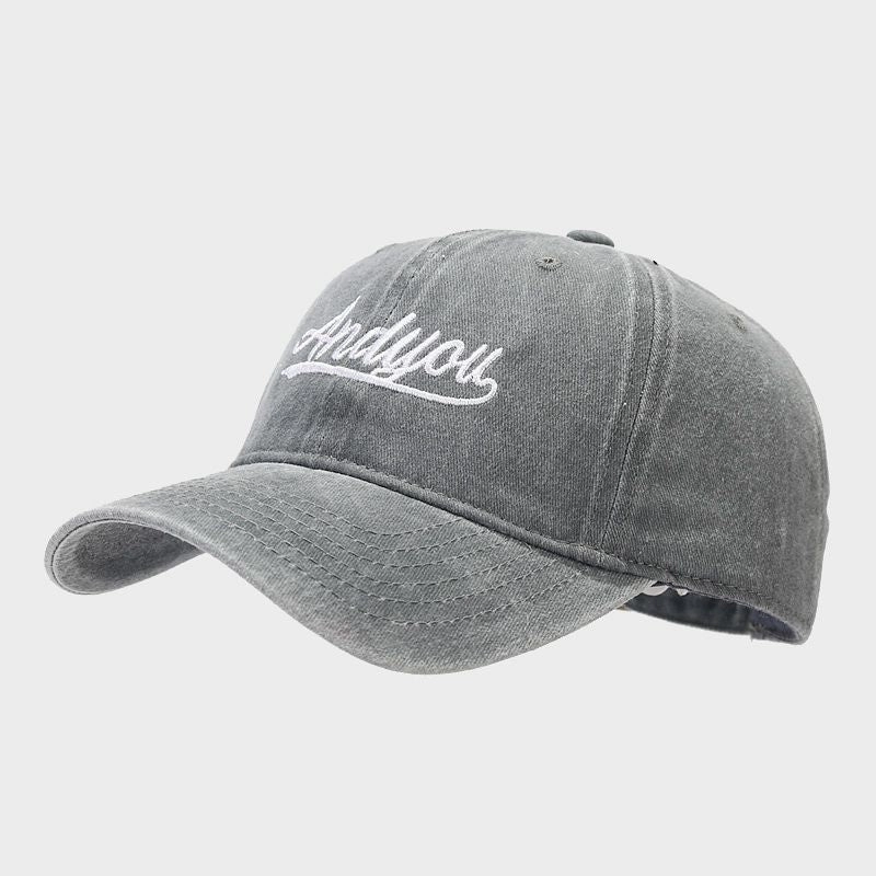 Wholesale Cotton Curved Brim Letter Baseball Cap
