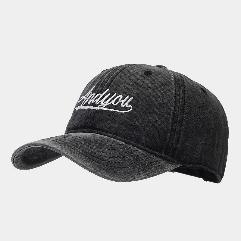Wholesale Cotton Curved Brim Letter Baseball Cap