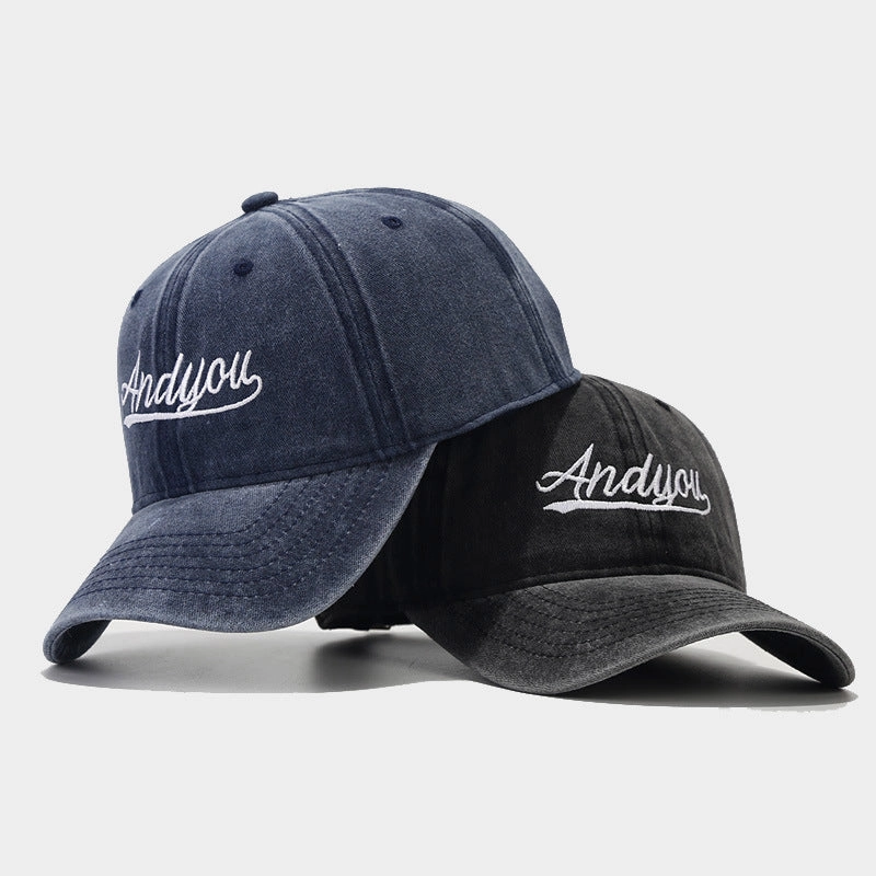 Wholesale Cotton Curved Brim Letter Baseball Cap