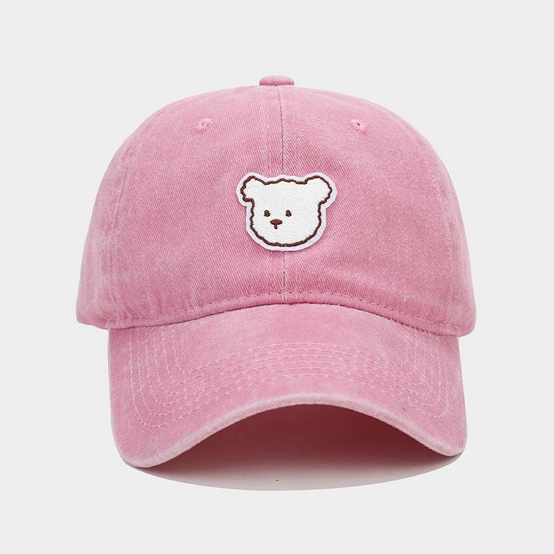 Wholesale Cotton Cute Bear Baseball Cap