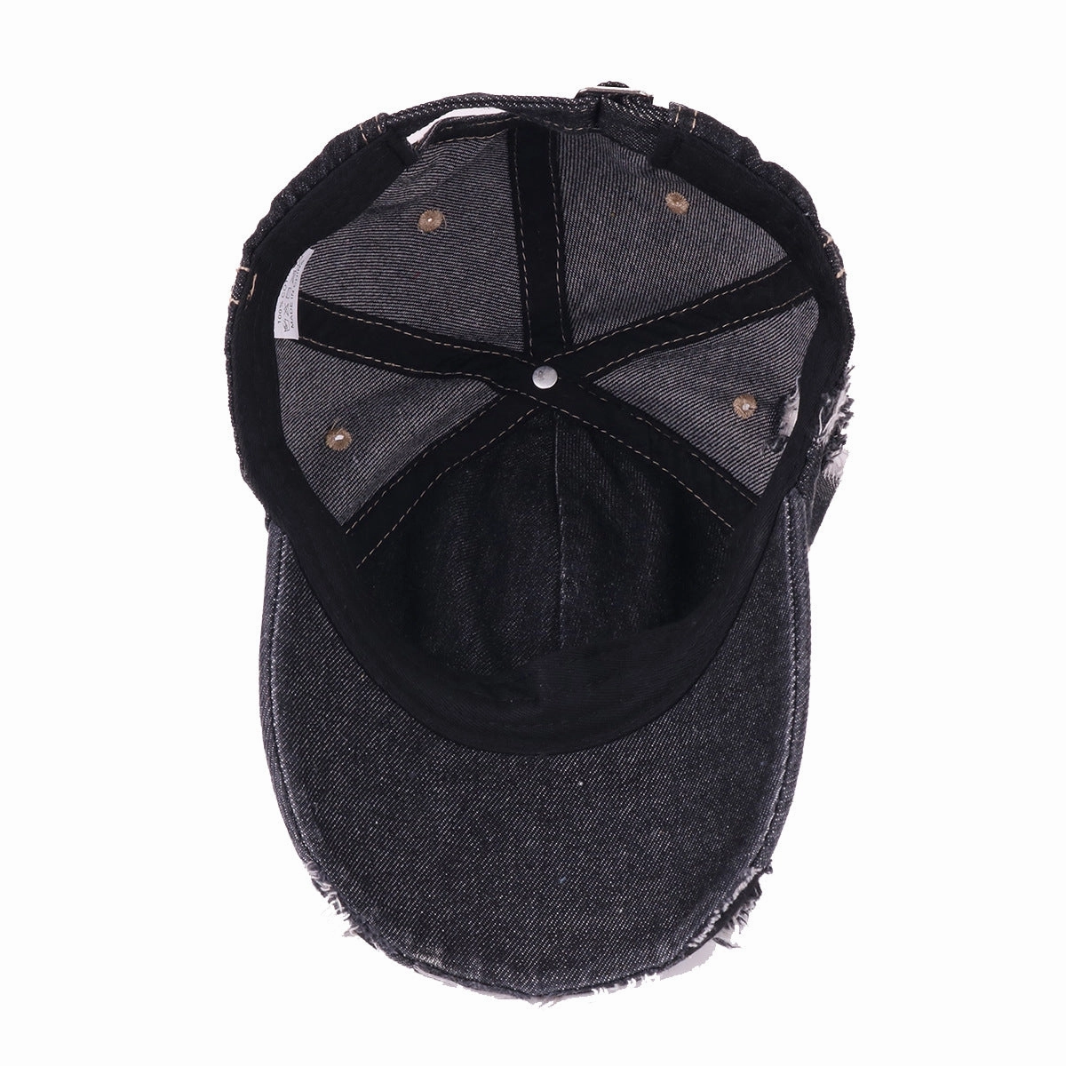 Wholesale Cotton Denim Ripped Baseball Cap