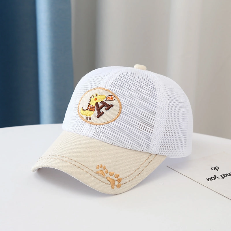 Wholesale Cotton Dinosaur Alphabet Kids Baseball Cap