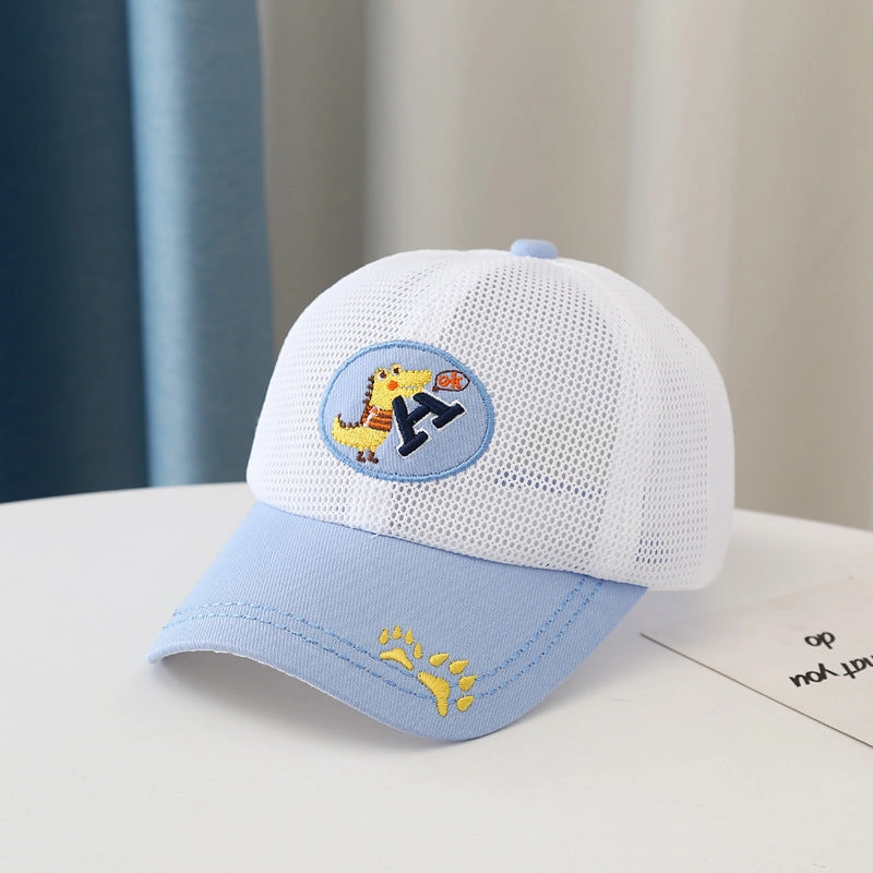Wholesale Cotton Dinosaur Alphabet Kids Baseball Cap
