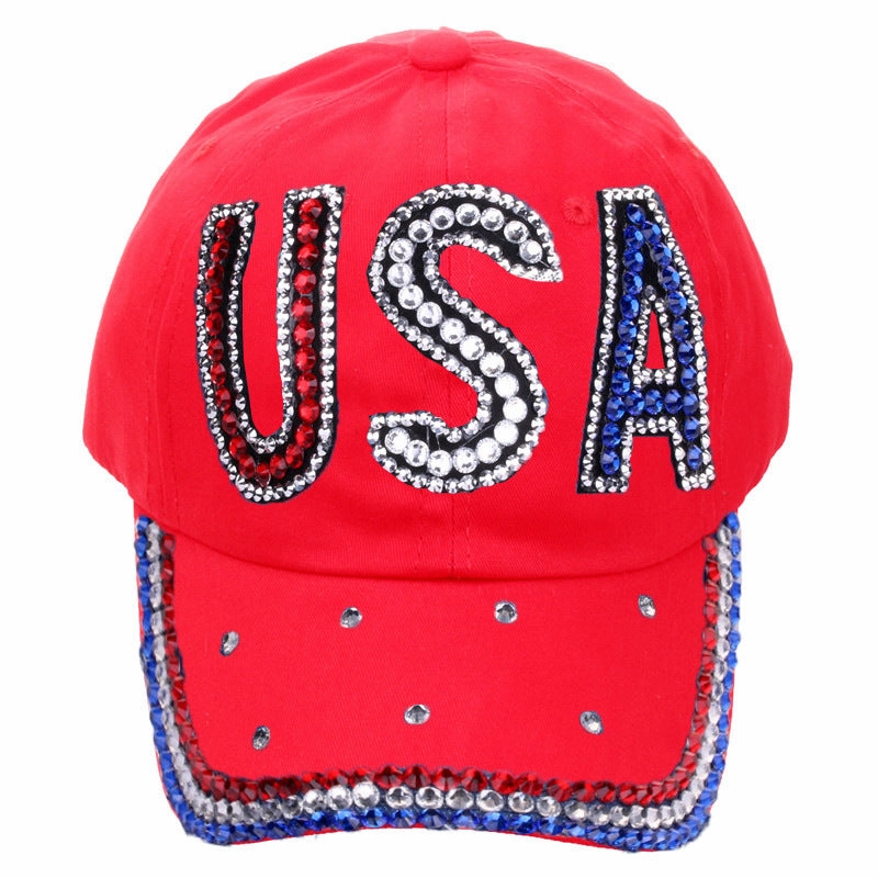 Wholesale Cotton Dot Diamond Baseball Cap