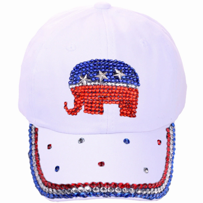 Wholesale Cotton Dot Diamond Baseball Cap