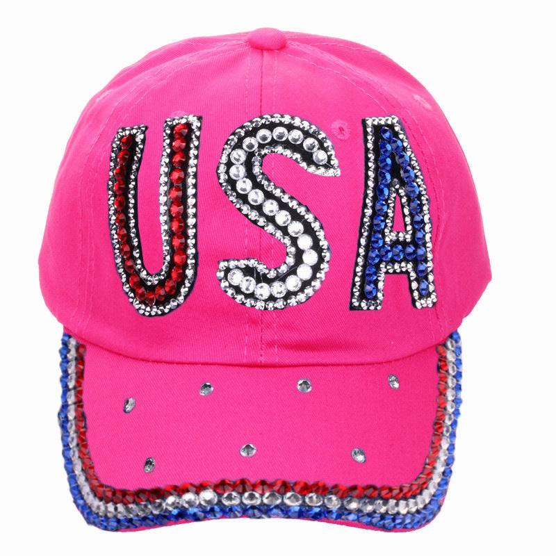 Wholesale Cotton Dot Diamond Baseball Cap
