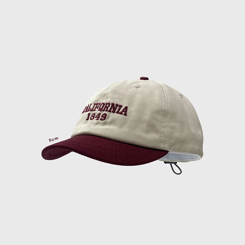 Wholesale Cotton Drawstring Short Brim Baseball Cap
