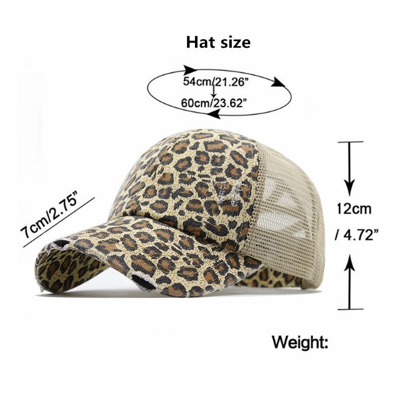 Wholesale Cotton Elastic Band Cross Horsetail Baseball Cap