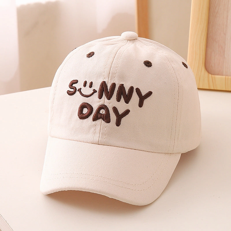 Wholesale Cotton Embroidered Letter Children's Baseball Caps