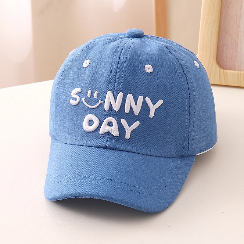 Wholesale Cotton Embroidered Letter Children's Baseball Caps