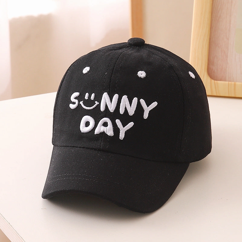 Wholesale Cotton Embroidered Letter Children's Baseball Caps