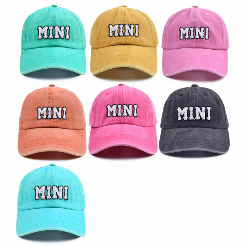 Wholesale Cotton Embroidered Letters MAMA MINI Parent-child Baseball Cap