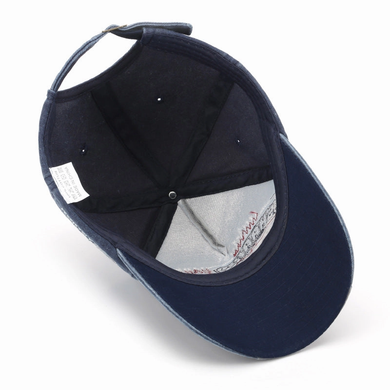 Wholesale Cotton Embroidered Shark Peaked Cap