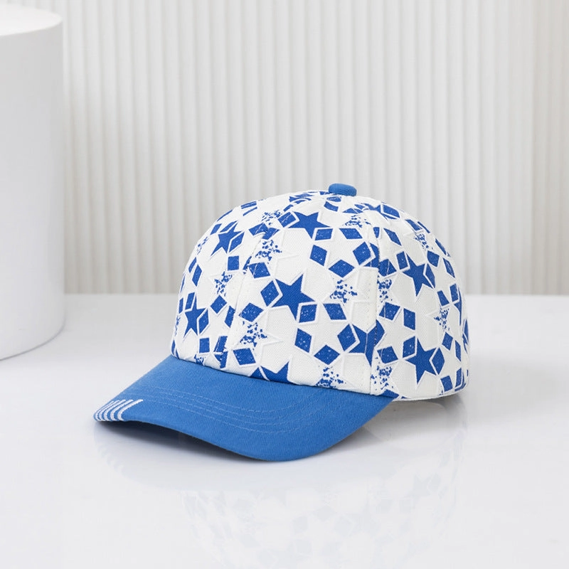 Wholesale Cotton Five-pointed Star Pattern Children's Peaked Cap
