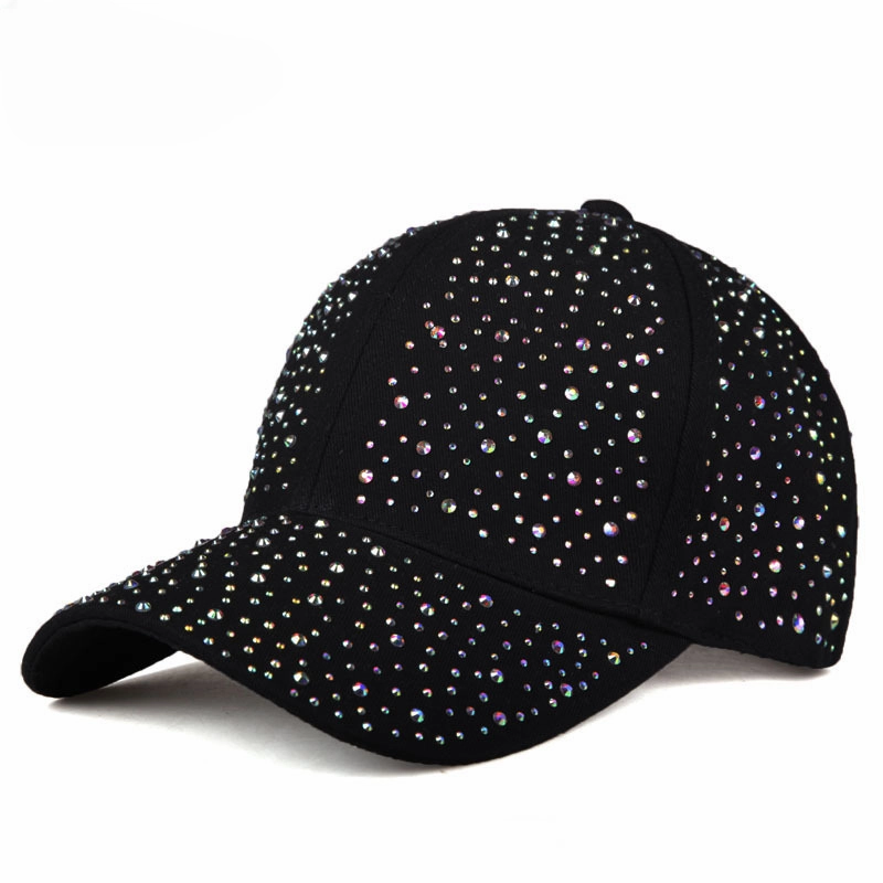 Wholesale Cotton Full Diamond Baseball Cap