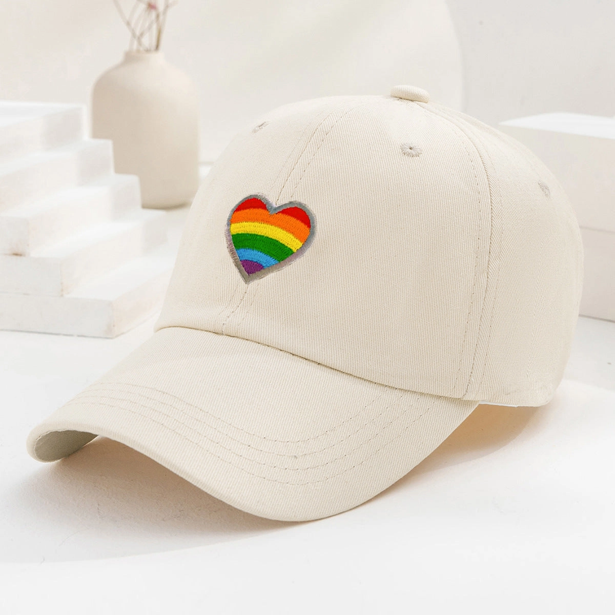 Wholesale Cotton Gradient Heart Baseball Cap
