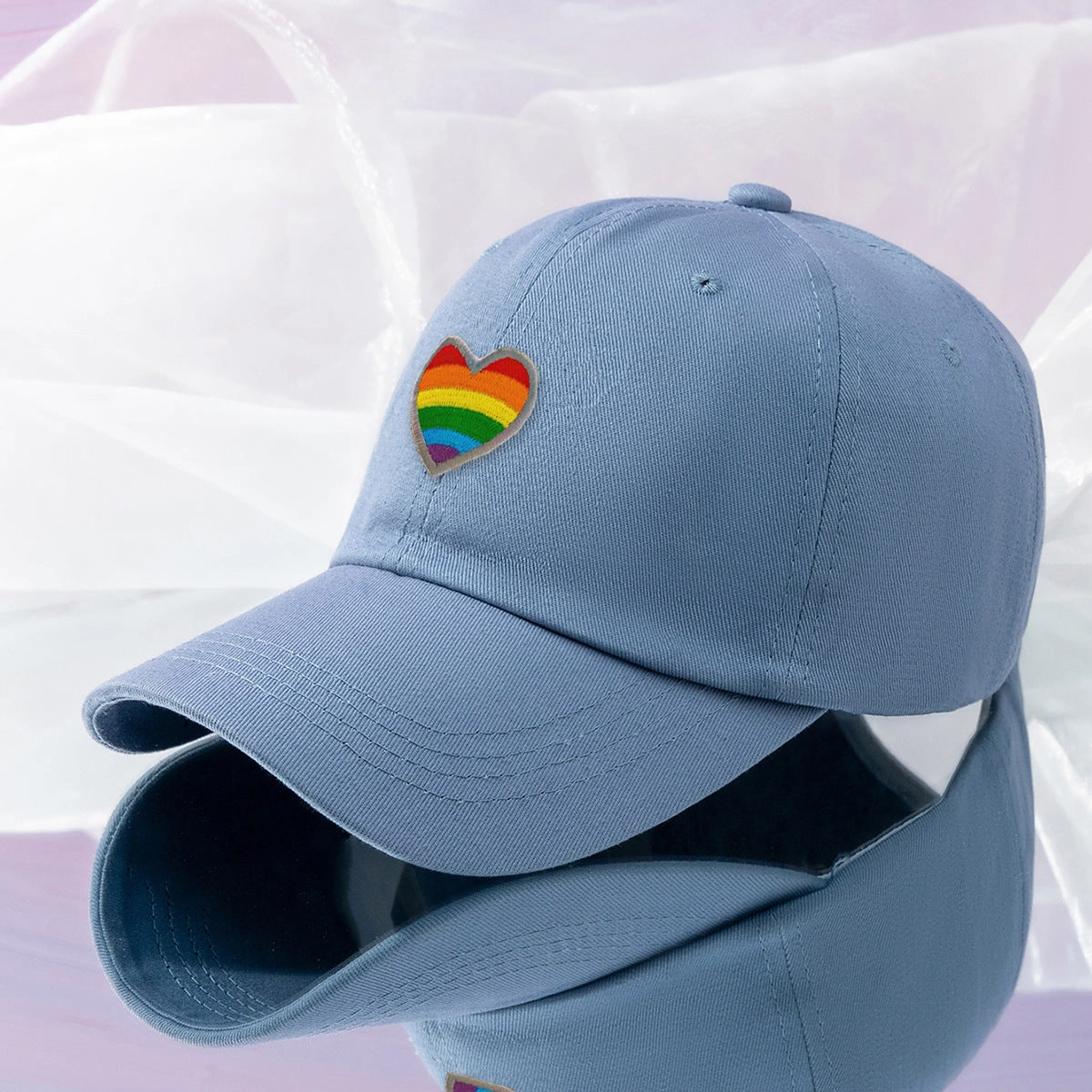 Wholesale Cotton Gradient Heart Baseball Cap