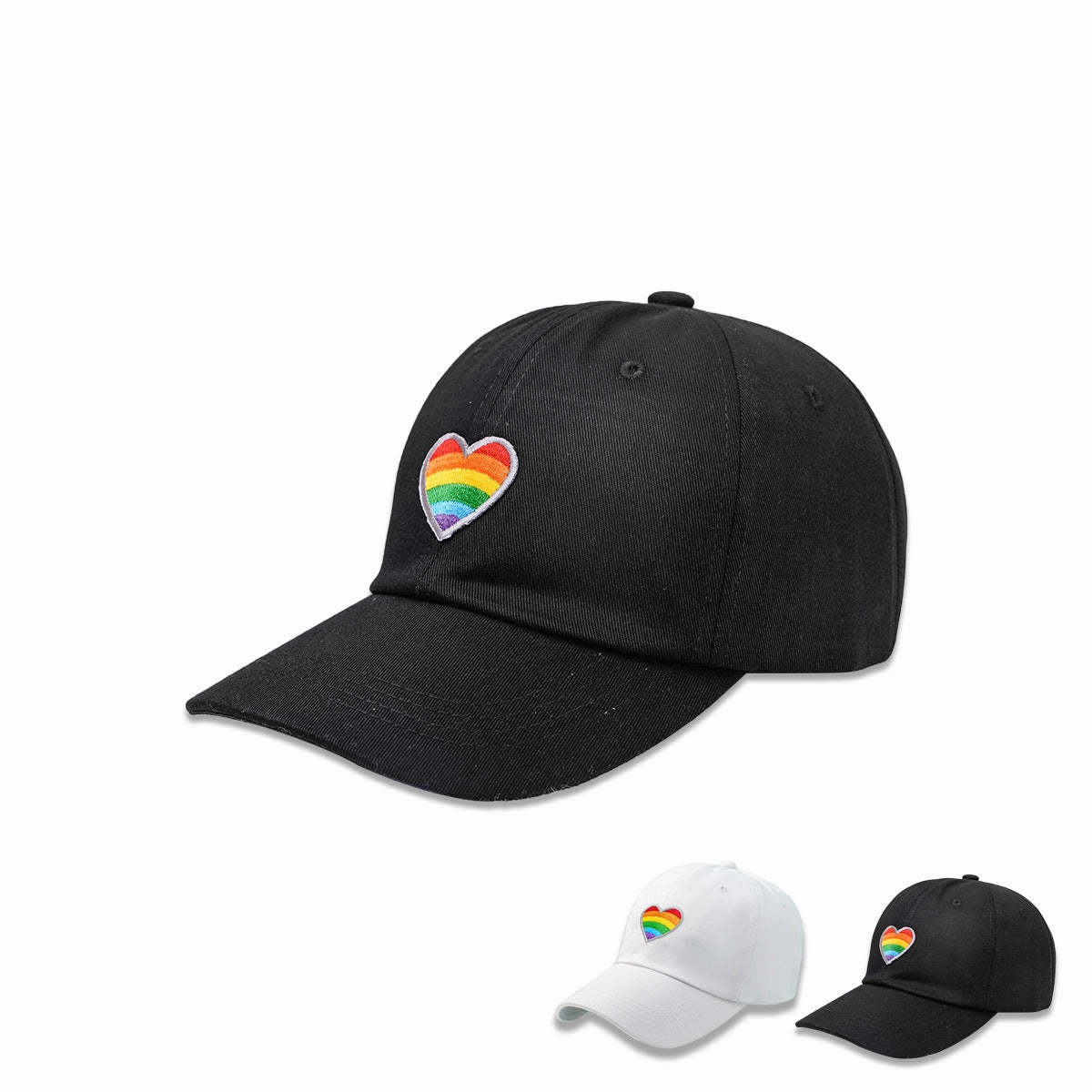 Wholesale Cotton Gradient Heart Baseball Cap