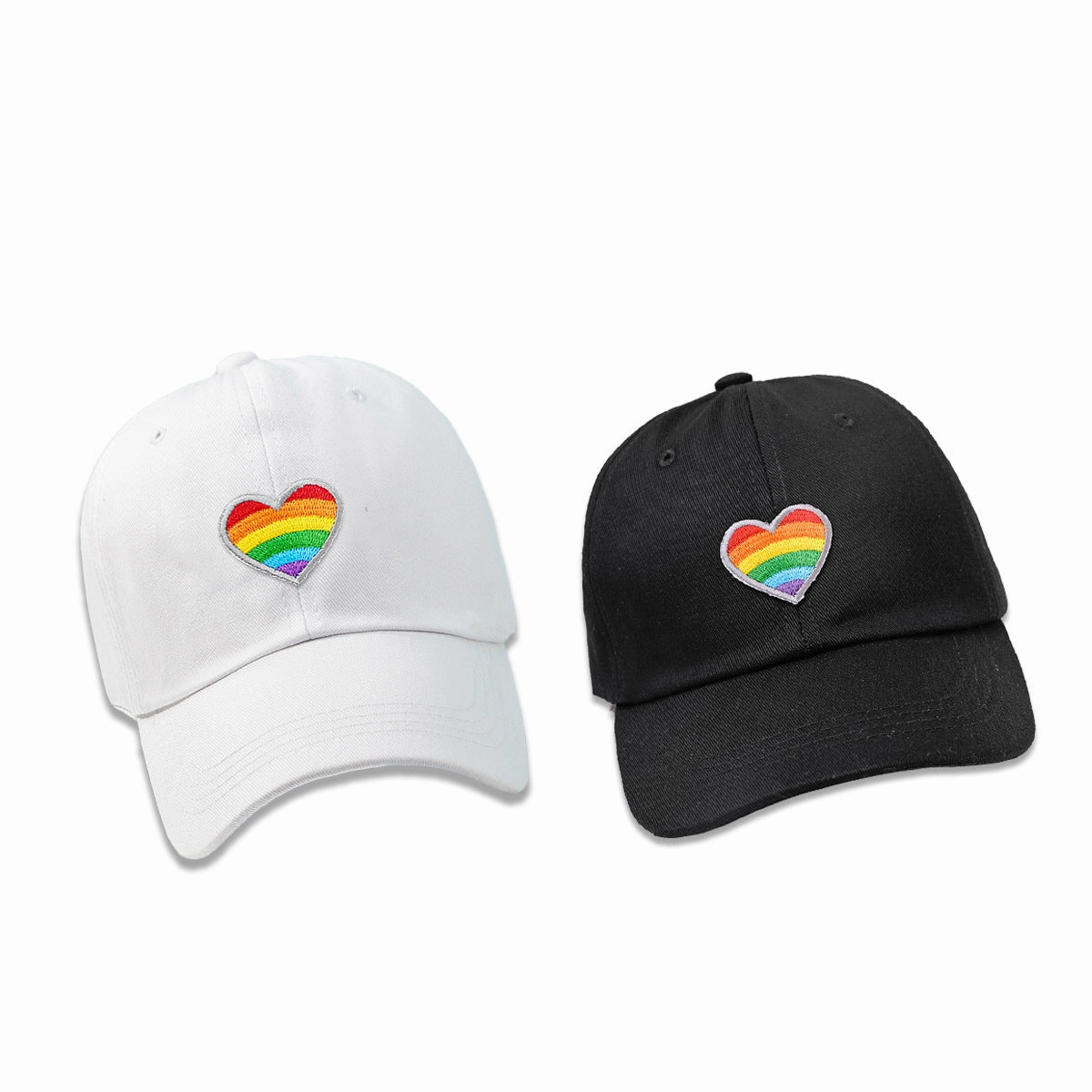 Wholesale Cotton Gradient Heart Baseball Cap