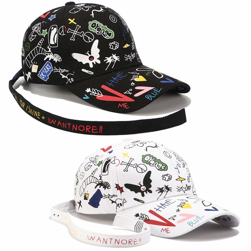 Wholesale Cotton Graffiti Baseball Hat