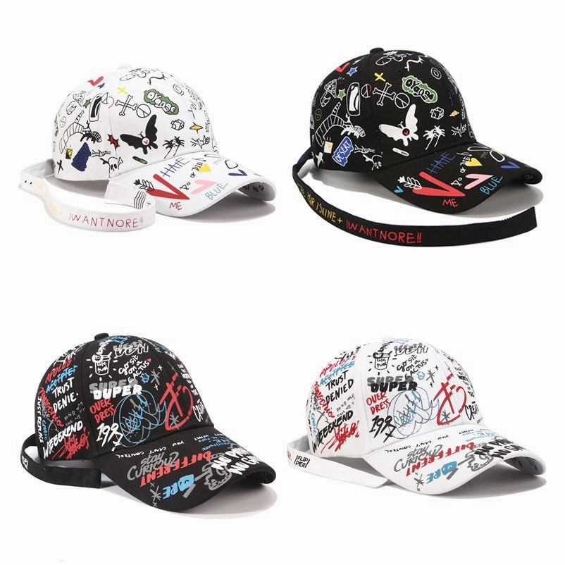 Wholesale Cotton Graffiti Baseball Hat