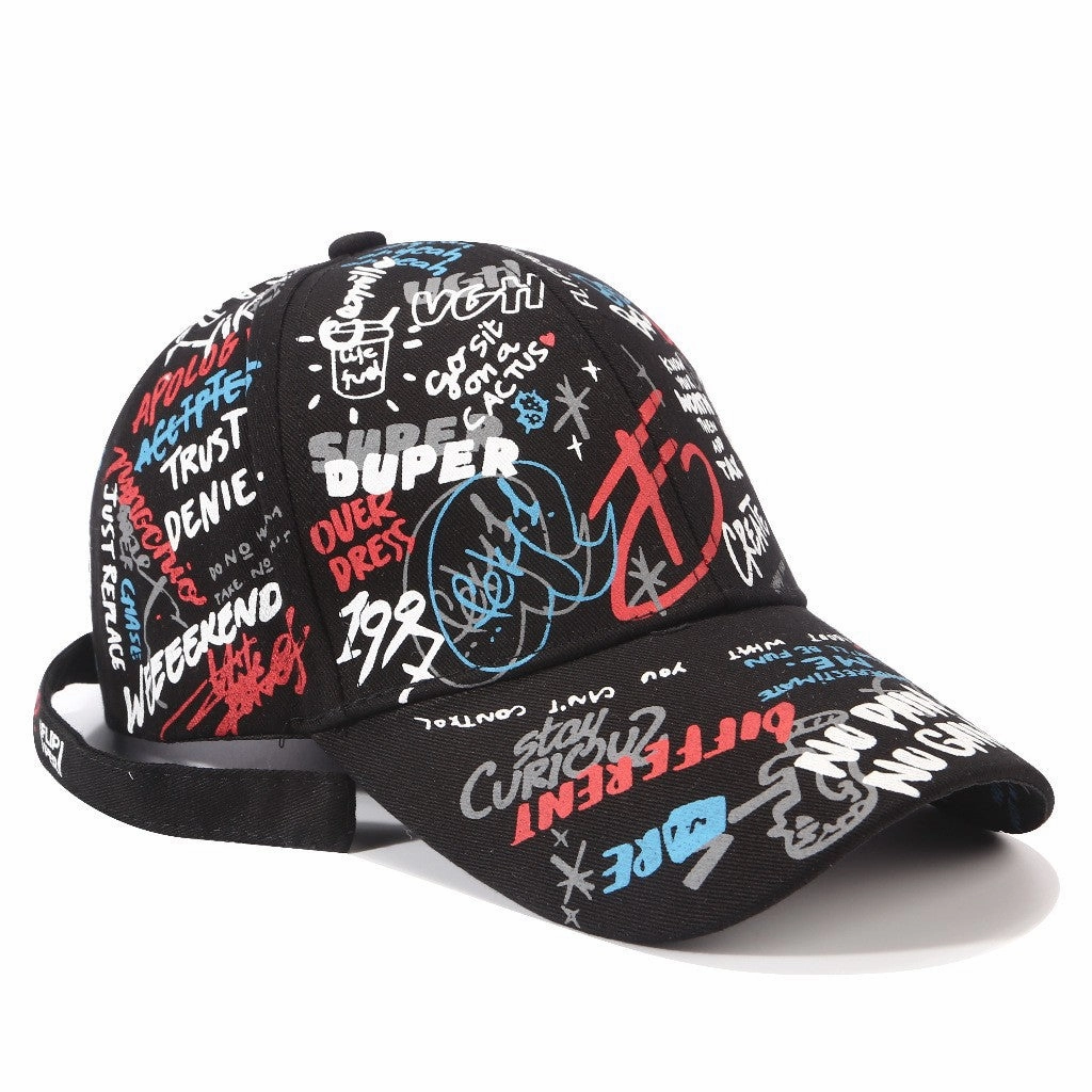 Wholesale Cotton Graffiti Baseball Hat