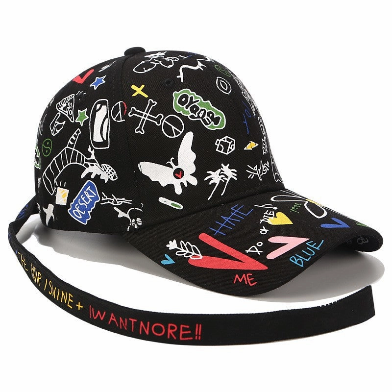 Wholesale Cotton Graffiti Baseball Hat