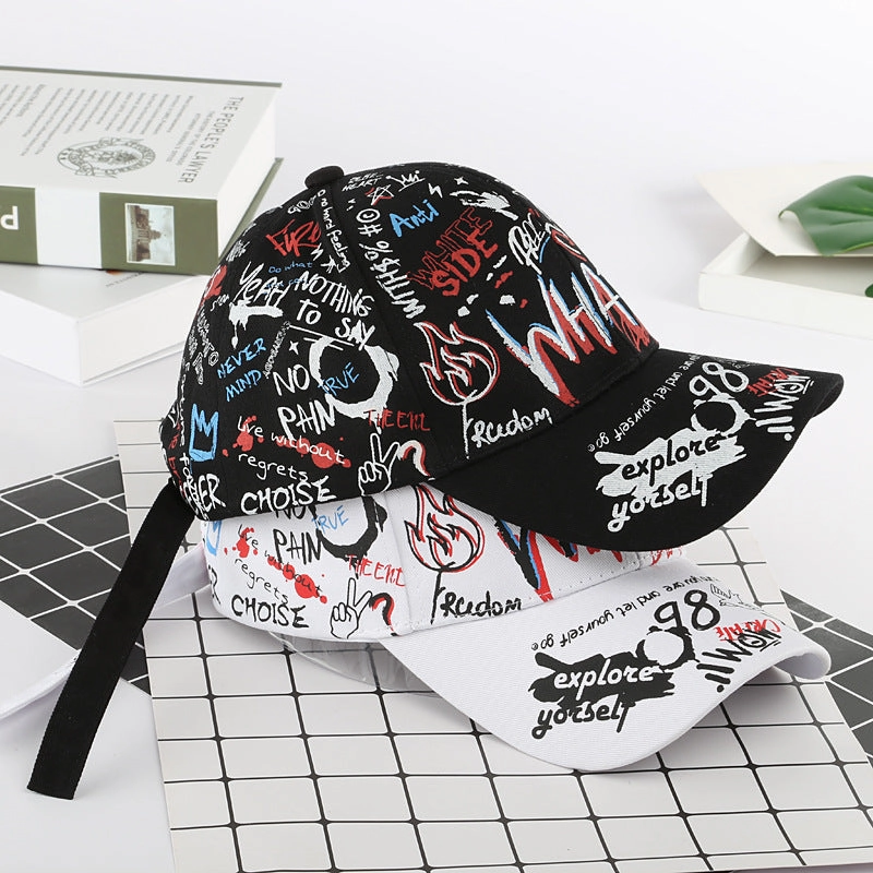 Wholesale Cotton Graffiti Peaked Cap