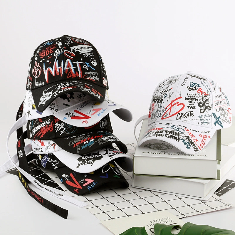 Wholesale Cotton Graffiti Peaked Cap