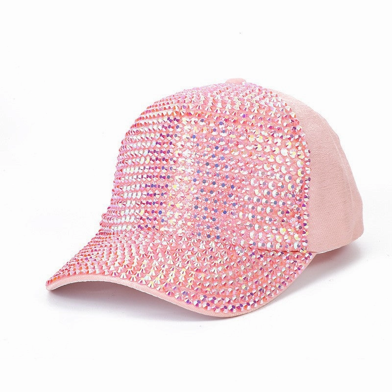 Wholesale Cotton Handmade Diamond Studded Baseball Caps
