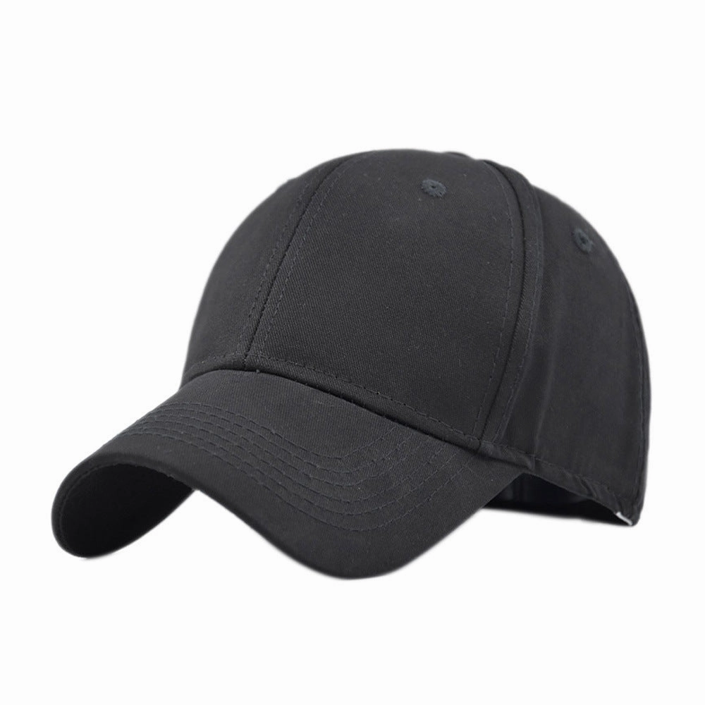 Wholesale Cotton Hard Top Solid Color Baseball Cap